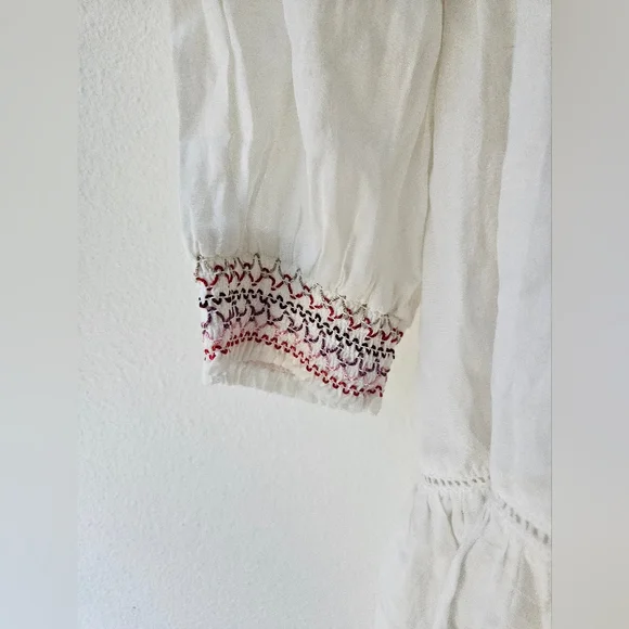 Free People Sunbeam Mini Dress | Embroidered | Size Small - Picture 4 of 7